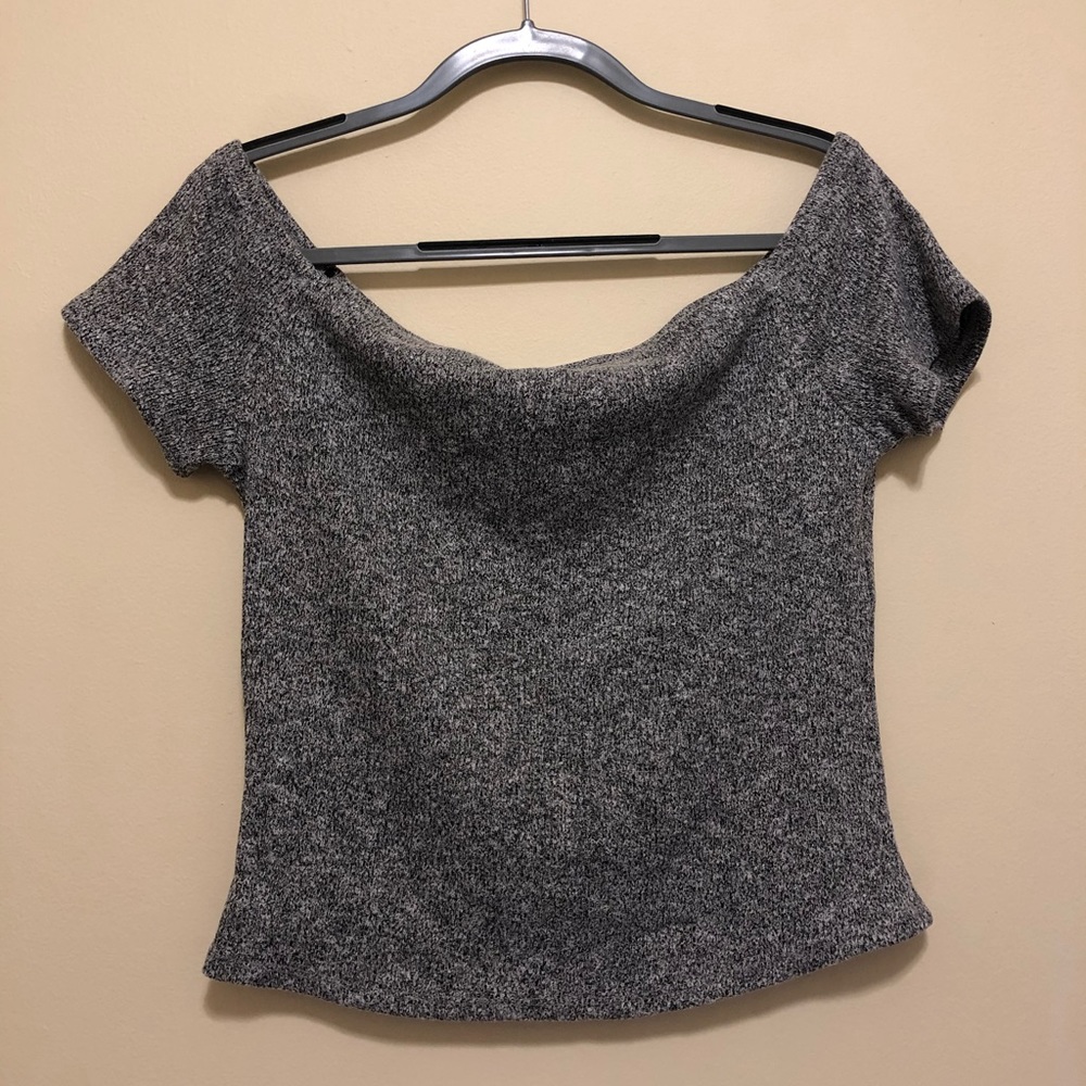 Off the shoulder crop top
